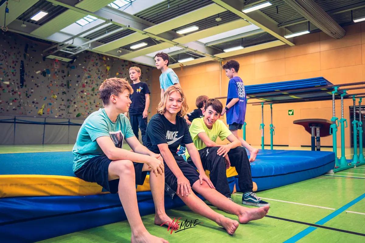 Kids-Gruppe in der WEMOVE.-Halle